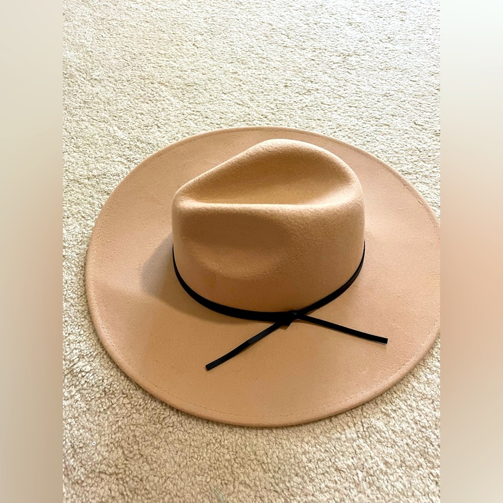 Wool Felt String Strap Fedora Hat 👒